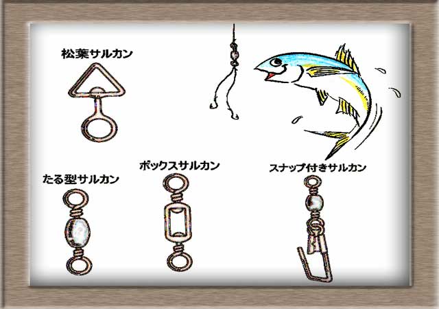 釣りの接続金具の役割とは in 小豆島